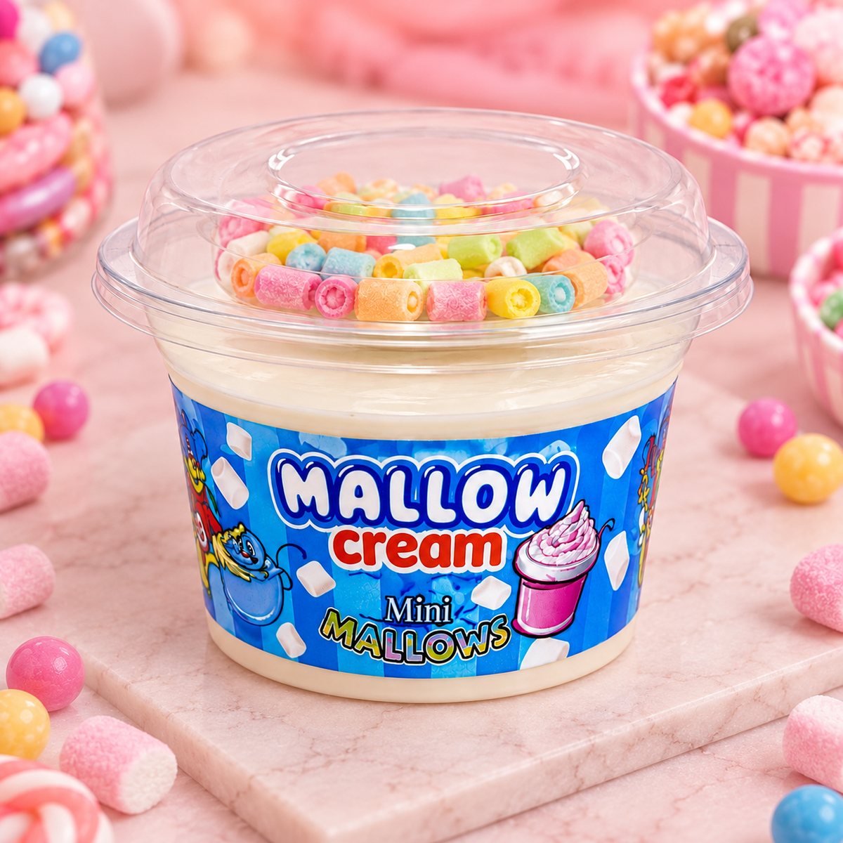 Mallow Cream – Crème de Marshmallow & Confettis