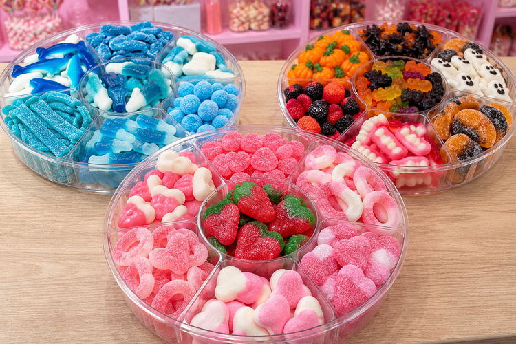 Plateaux de bonbons