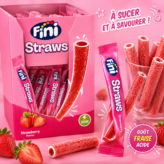 Paille Shooter Fraise Fini