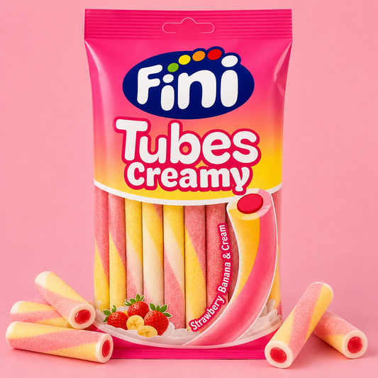 Fini Tubes Creamy Fraise & Banane - 80g