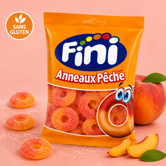 Anneaux Pêche Fini – Sachet 90 g