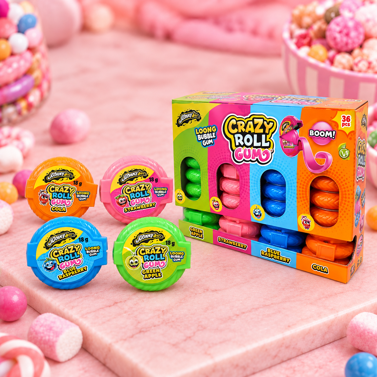Chewing Gum Mini Roll