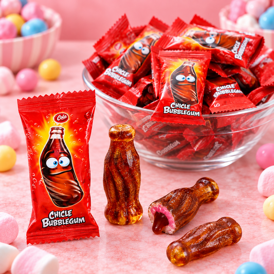 Chewing-Gum Bouteille Cola Lots de 5